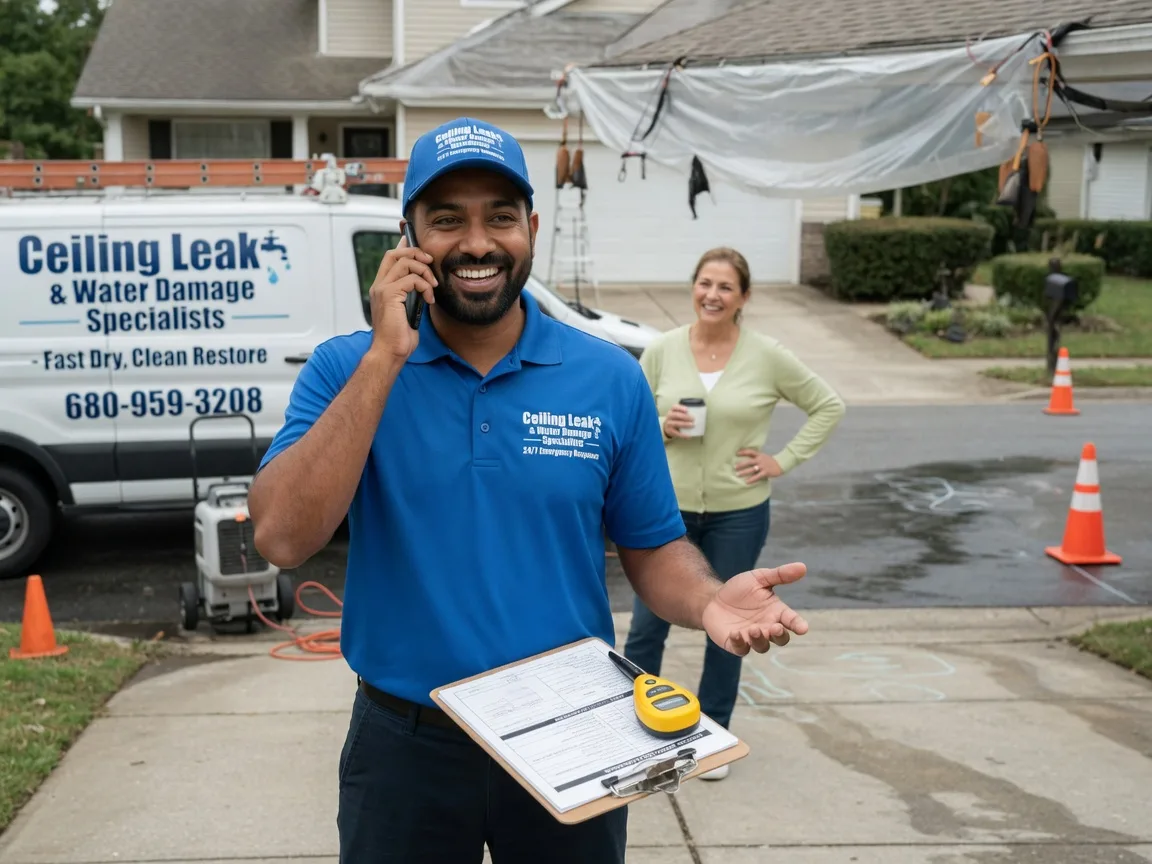 Ceiling Leak Cleanup Dawson, IA FAQs